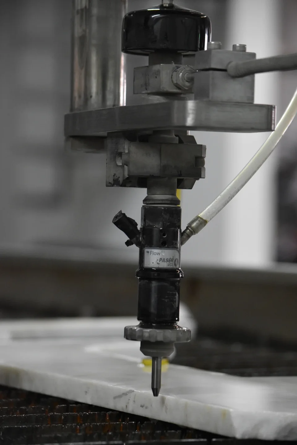 Detalle del cabezal de la máquina Flow de HA2LO