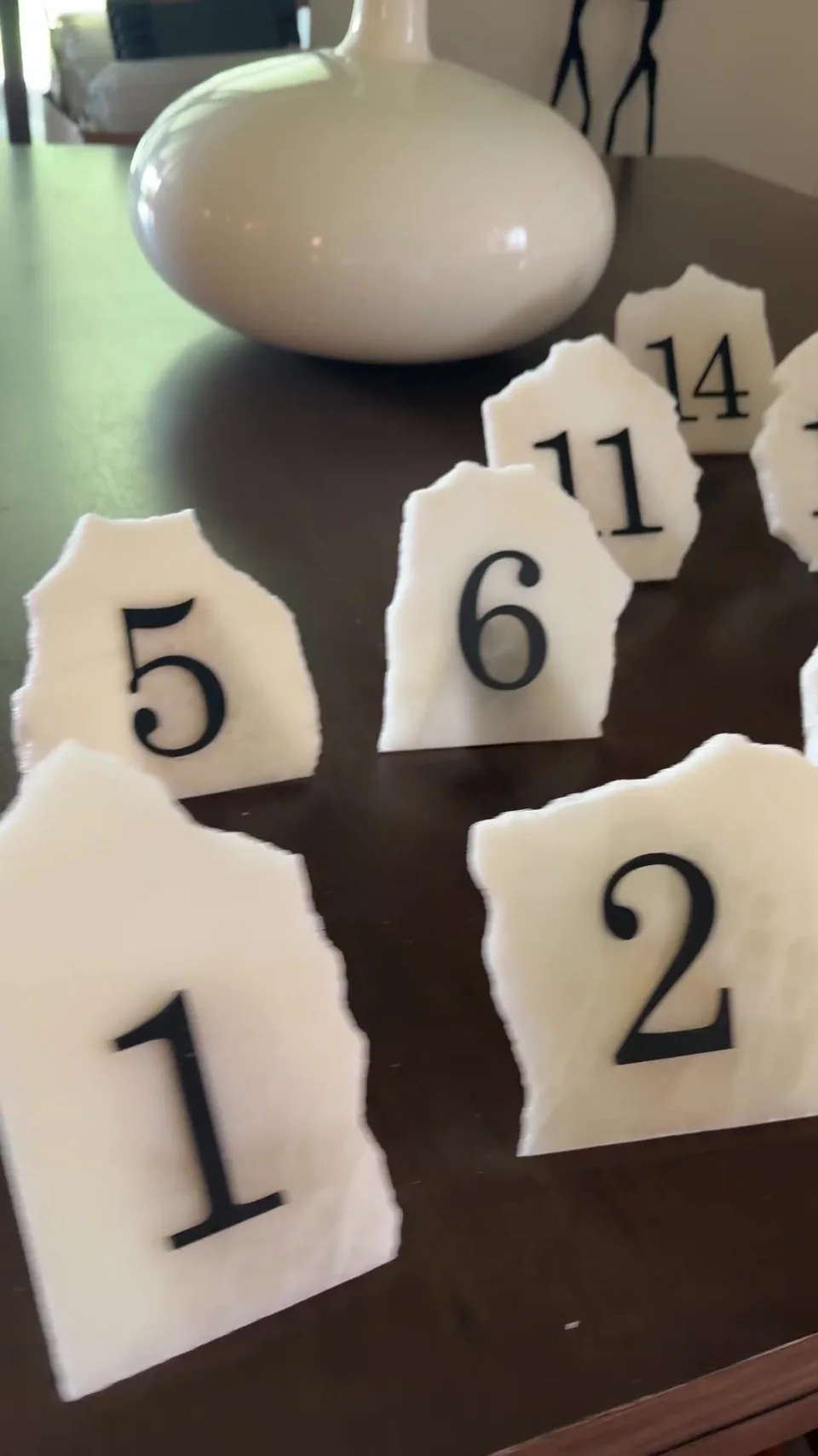 Numeradores de mesa